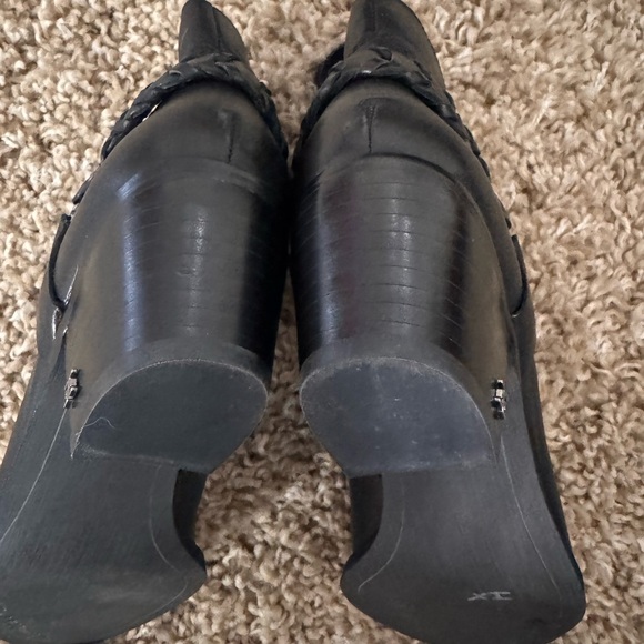 Sam Edelman Riker Leather Moto Ankle Bootie Size 8 - Picture 7 of 11